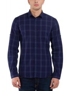  Men's Casual Shirt-blue-L