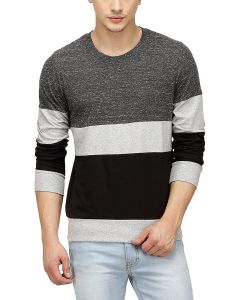 Tri Colour Full Sleeve T-Shirt